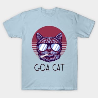 Goa cat - Catsondrugs.com - Techno Party Ibiza Rave Dance Underground Festival Spring Break  Berlin Good Vibes Trance Dance technofashion technomusic housemusic T-Shirt